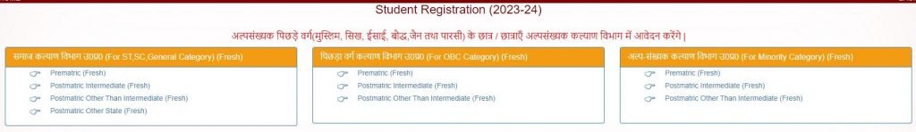 UP Scholarship Registration Number forgot